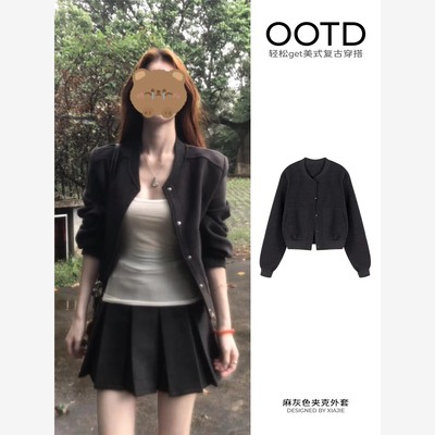 韩系夹克外套女款秋季202