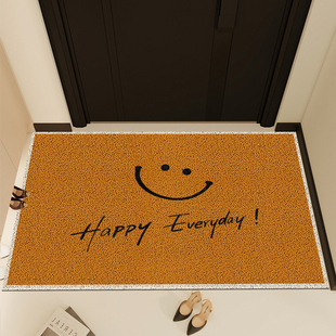 入户地垫门口进门脚垫入门玄关地毯门外黄色丝圈蹭土门垫防滑耐脏