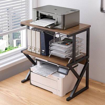 Enlarge the width of the printer storage rack on the desktop