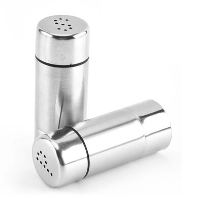 Stainless Steel Spice Shaker Seasoning Jar Salt Sugar Bottle