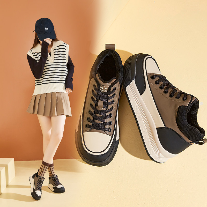 香香莉官方品牌店正品官方品牌店女鞋正品厚底松糕鞋子女正品新