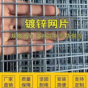 小格铁丝网片鸟笼兔笼鸽舍鸽棚围网镀锌护栏网养殖底网镀锌铁丝网