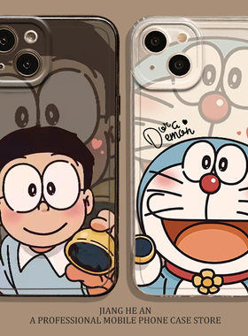 蓝胖子适用华为mate70pro+手机壳pura80ultra大雄60叮当猫50卡通40可爱30透明nova14新款13女11/10/9/8套12/p