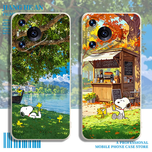 适用华为手机壳夏日史努比