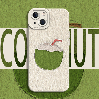 适用oppo手机壳夏日椰子