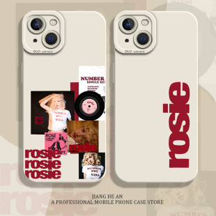 rosie专辑手机壳适用苹果16华为mate70pro朴彩英rose周边vivo新专辑oppo应援iPhone15套p小米14荣耀红米iqoo