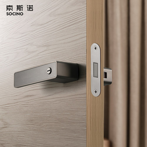 索斯诺磁吸静音门锁现代极简锁