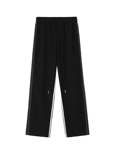 Tide, летние повседневные брюки для школьников, большой размер, свободный прямой крой