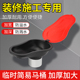 简易临时马桶装 修工人专用塑料蹲便器一次性工地施工用防臭可冲水