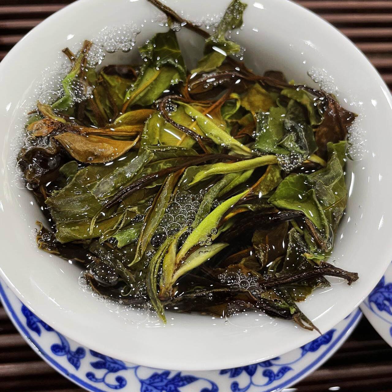 150克千年野生古树白茶甜润生香山野气韵清凉回甘2024春大叶白茶