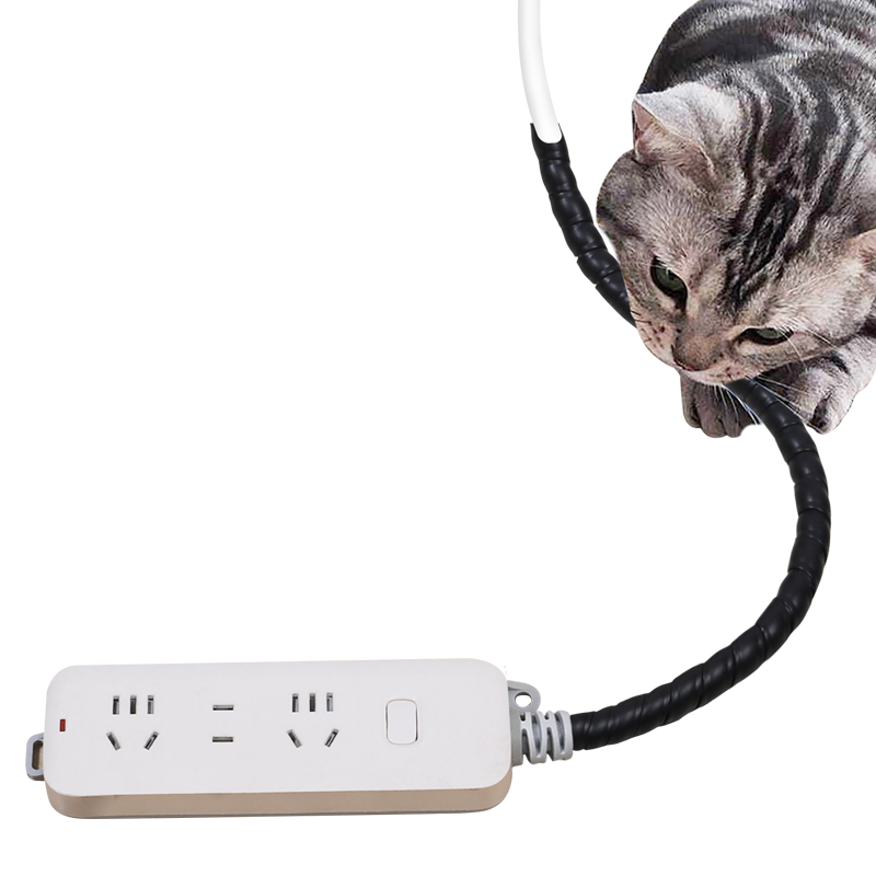 防猫咬线保护宠物猫咪咬电线数据网线套收纳缠绕神器防老鼠包线管
