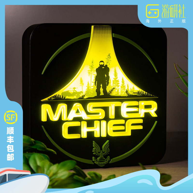 游研社 光环夜灯壁灯桌面灯摆件Numskull原厂进口周边 顺丰包邮