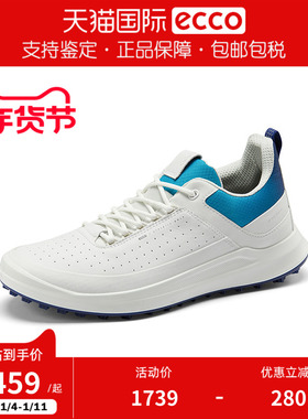 Ecco/爱步男鞋高尔夫球鞋防水透气运动休闲跑步鞋100824香港现货