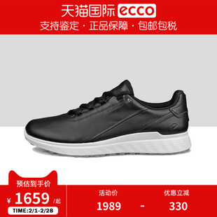 ECCO爱步男鞋高尔夫鞋舒适轻盈耐磨运动休闲鞋 高尔夫S 102814