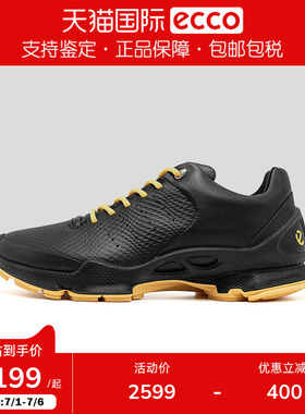 ECCO爱步男鞋运动鞋轻盈舒适耐磨跑步鞋健步BIOMC 800334/800434