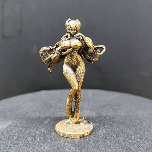 黄铜旗袍魅魔手办人间凶器二次元美少女金属动漫游戏模拟养成模型