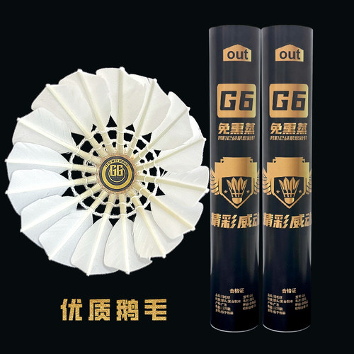 精彩羽毛球G6飞行稳定