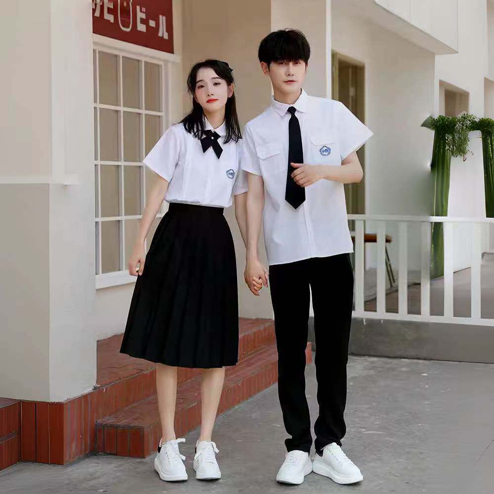 班服附中学生夏季学院风校服套装