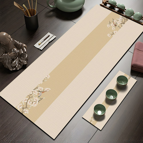 新中式禅意茶席防滑吸水茶垫