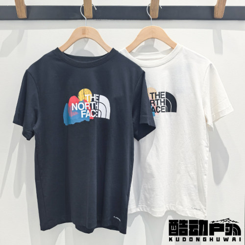26春夏新款TheNorthFace北面户外运动圆领印花透气休闲短袖女8GW4