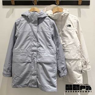 25秋冬TheNorthFace北面户外防水保暖鹅绒内胆三合一冲锋衣女8ED6