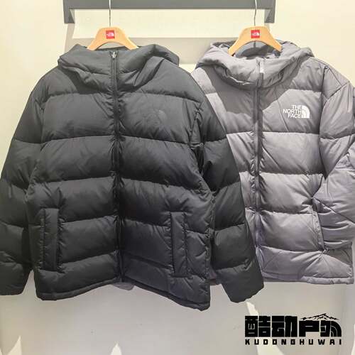 25秋冬TheNorthFace北面户外保暖600蓬鹅绒防风连帽羽绒服男8GK1