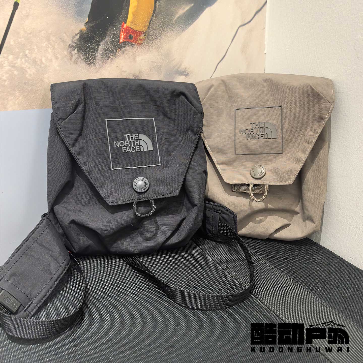 25秋冬TheNorthFace北面户外旅行通勤便携卡包斜挎包男女同款8EET