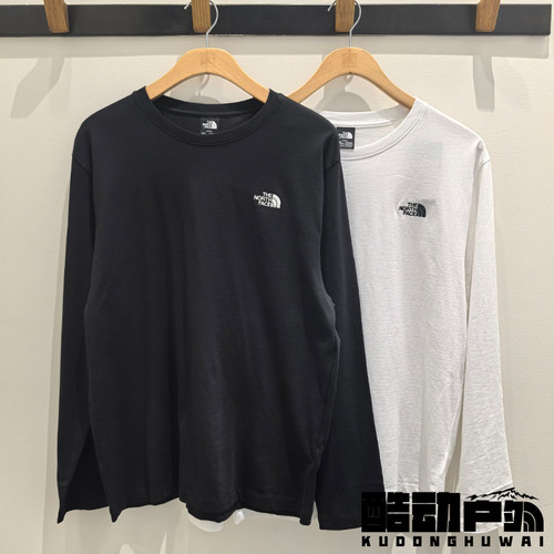 26春夏新款TheNorthFace北面户外纯棉休闲透气长袖T恤情侣款8GX5