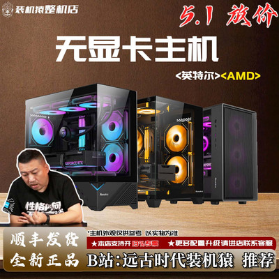 无显卡过渡主机 英特尔/AMD 台式电脑主机B站装机猿整机店