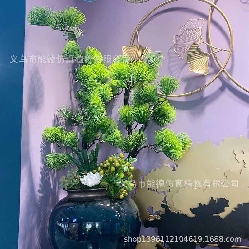 精品仿真松针崖柏枯树装饰叶子松柏叶美人松山松须假树装饰品