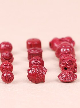 原矿朱砂原石紫金砂DIY配件朱砂