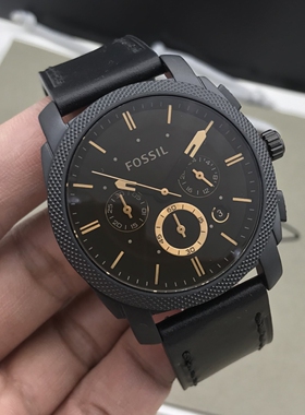 FOSSIL手表男表三眼计时日历石英表防水FS4656FS/FS5586/FS4682