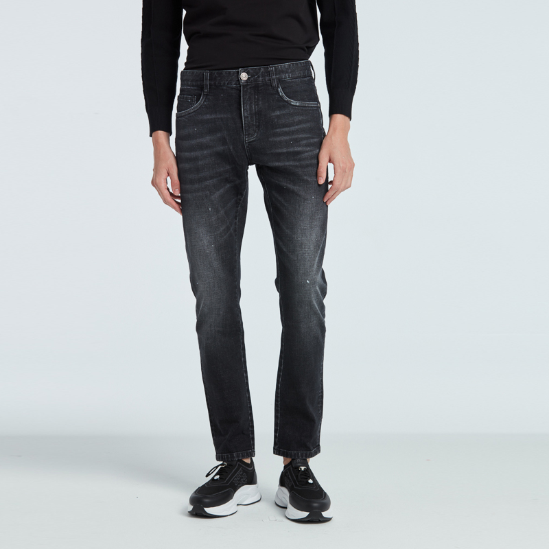 RARE威雅男裤黑色牛仔裤