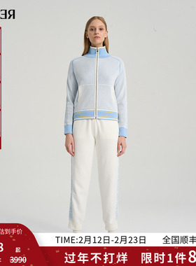RARE威雅女装春夏新款霁风蓝运动套装休闲毛开衫RR2245250370