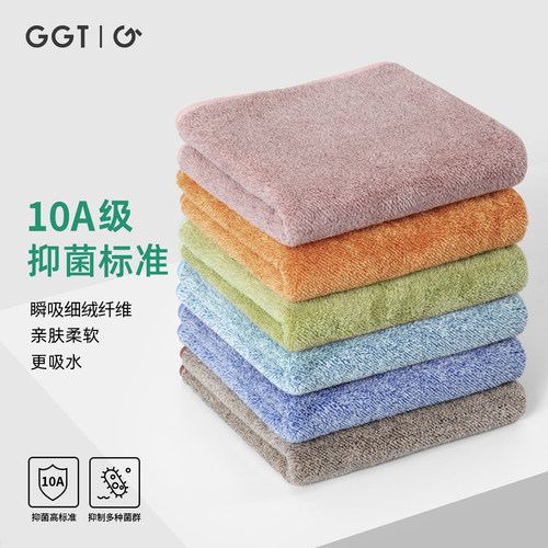 日本GGT雪花绒毛巾男女不掉毛家用比全棉纯棉吸水速干情侣款面巾