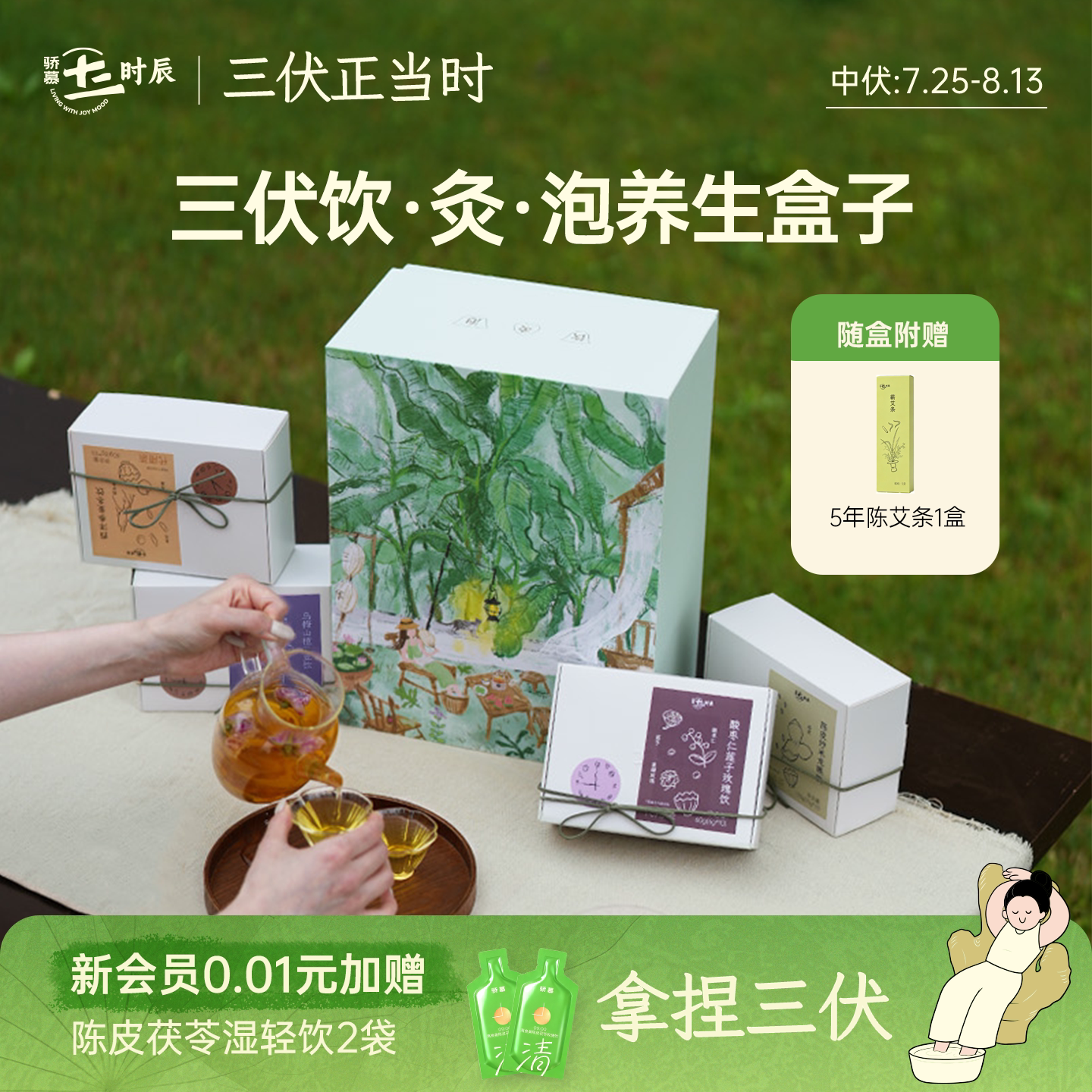 骄慕三伏盒子（饮·灸·泡）