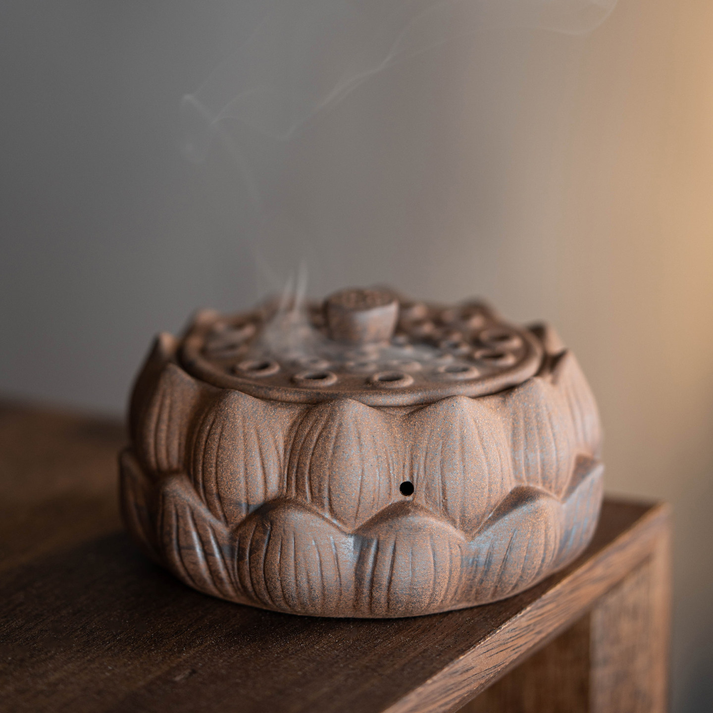 复古莲花陶瓷香熏炉家用室内沉香檀香盘客厅茶道装饰摆件香薰底座,餐饮具,茶道/香炉,淘宝优惠券,粉丝福利购,淘宝优惠卷