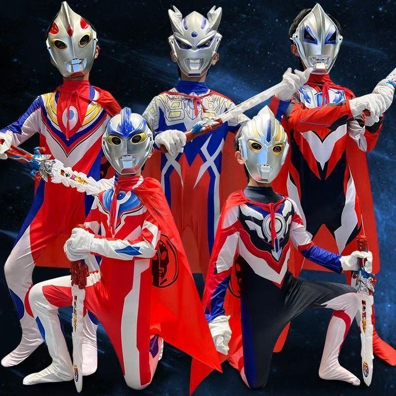 赛罗奥特曼儿童迪迦紧身衣套装