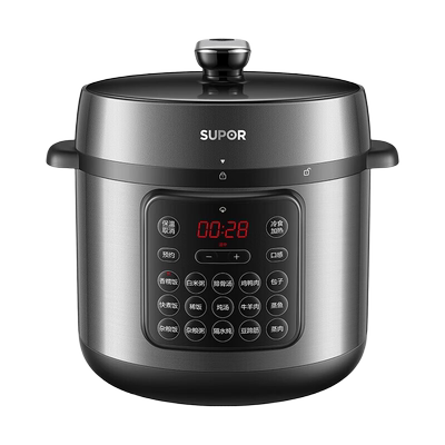 苏泊尔电压力锅家用商用8L大容量多功能高压锅双层预约SY-80YC17
