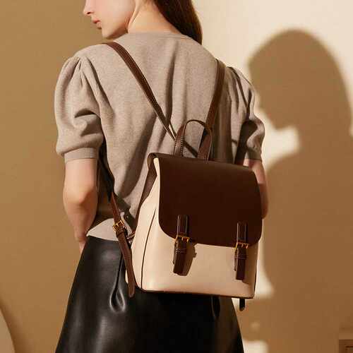 2026新款春夏双肩包女大学生简约背包女双肩大容量旅行背包bags