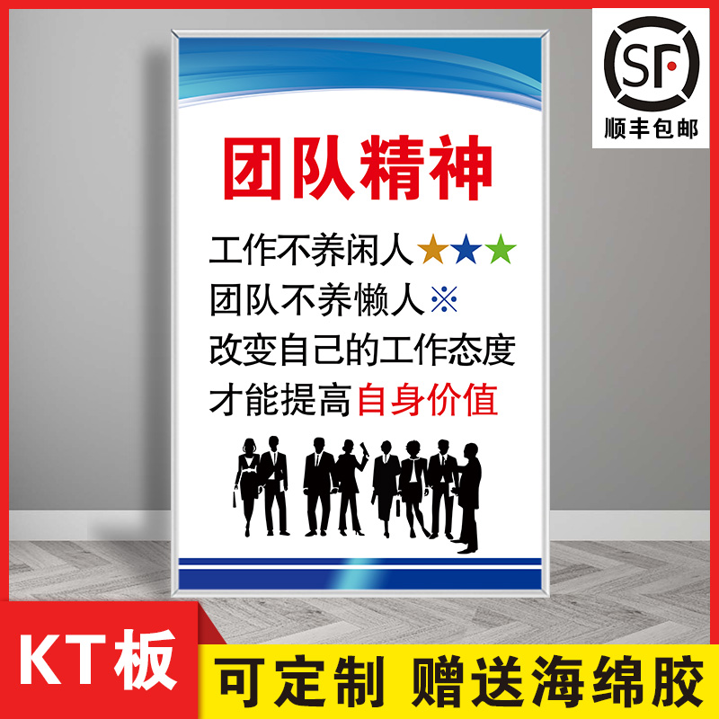 团队精神工作态度生产车间企业文化管理标语标识牌工厂励志公司办公室