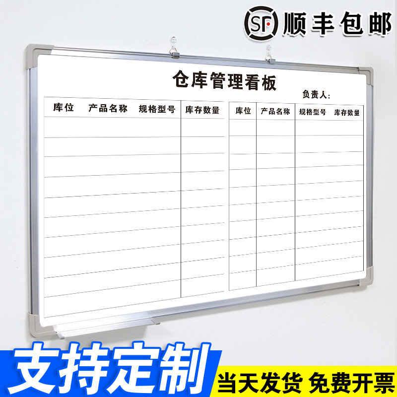 【仓库管理看板】白板定制内容