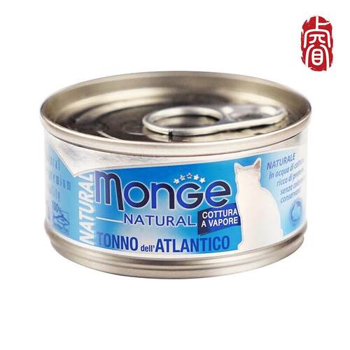 MONGE意大利梦MONGE吉猫罐头进口宠物猫咪营养零食 80g 大西洋金