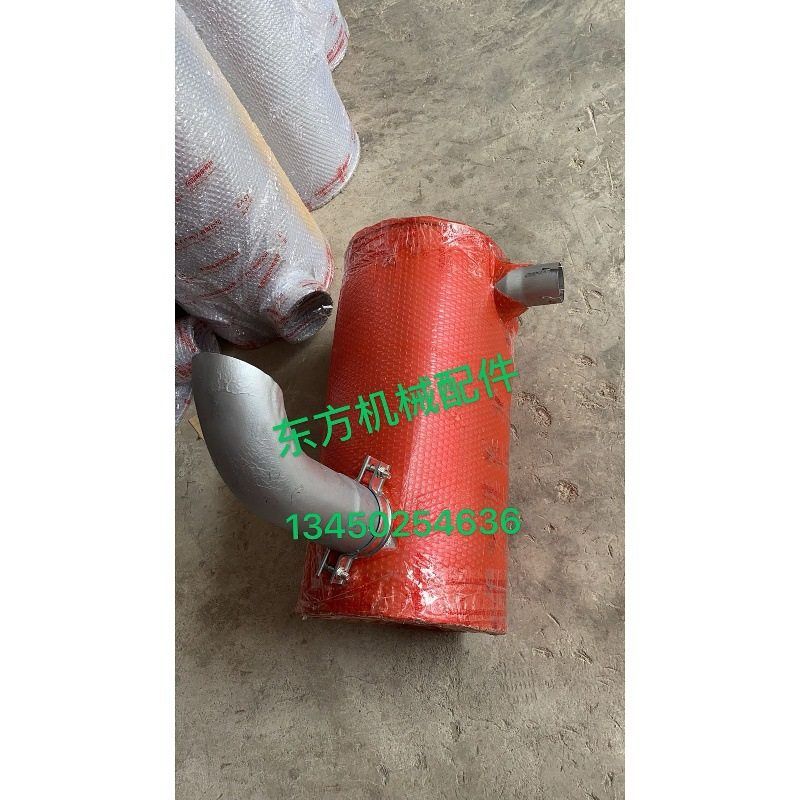 挖掘机配件卡特E320D/E323D消声器排气管消音器直喷电喷C6.4