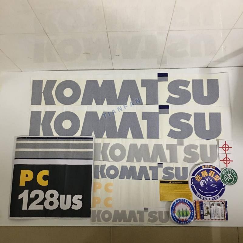 挖掘机小松PC78US/128US/138US/228US全车贴纸/精品车贴/车标