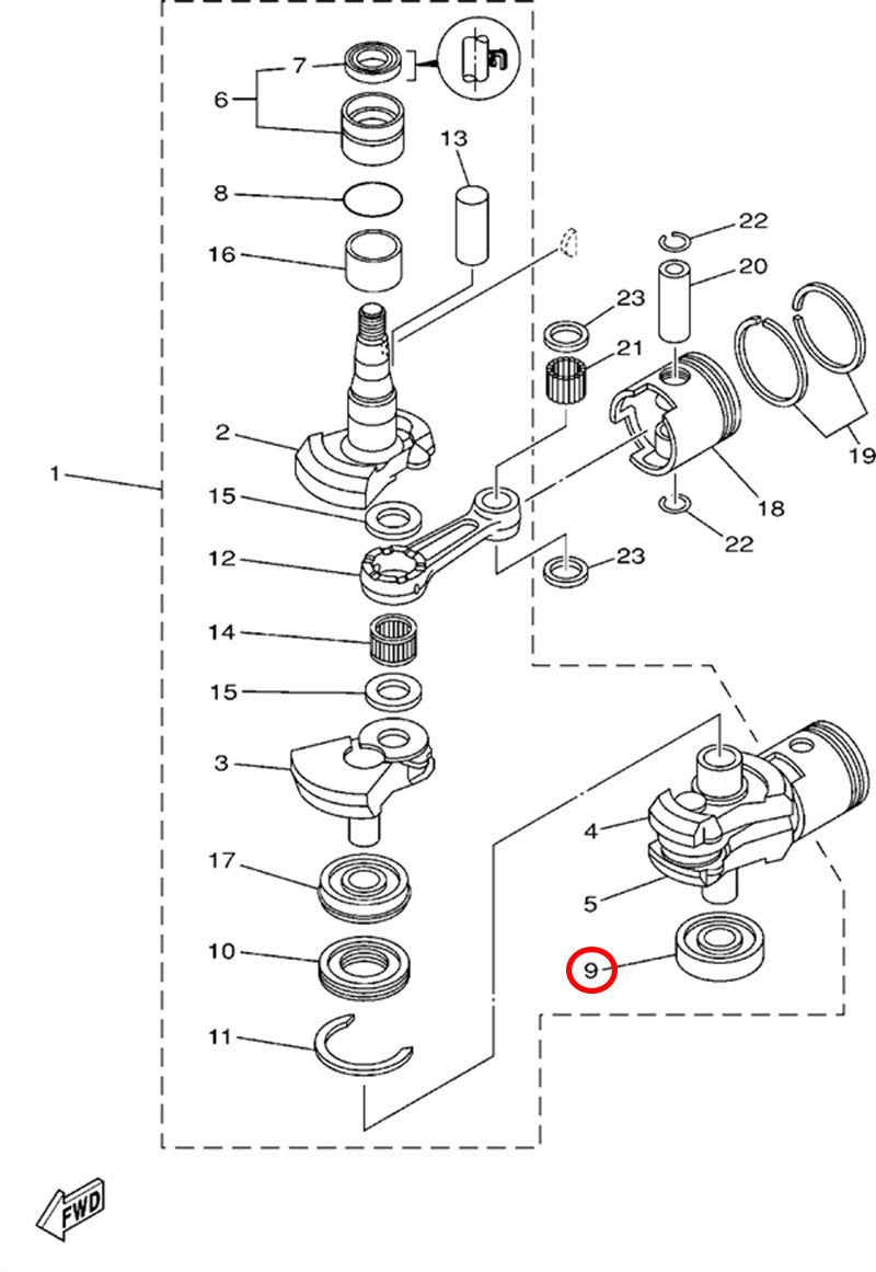 9翟墨雅马哈舷外机船外挂机橡皮