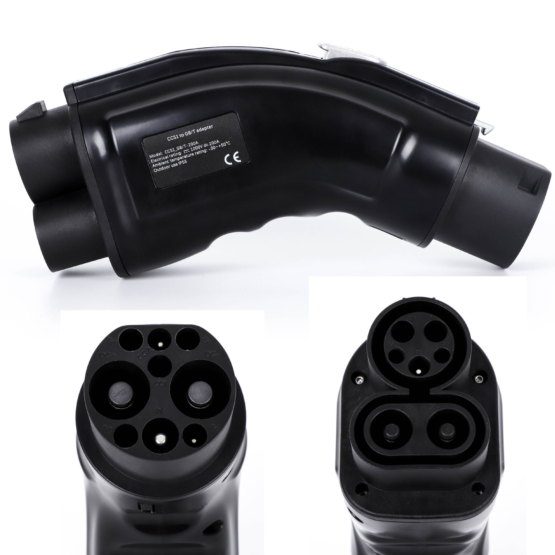 充电桩直流转换器ccs转gbt转国标超充快充转换头200a出口车