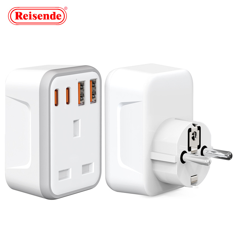 2U2C英标转欧标旅行插头欧规转