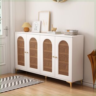 2023新款轻奢鞋柜家用室内门口入户玄关柜子进门爆款实木多层高端