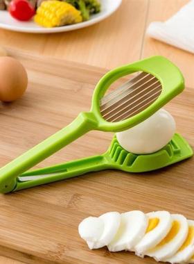 Handheld Cut Egg Slicer Cutter Stainless Steel Mushroom Divi